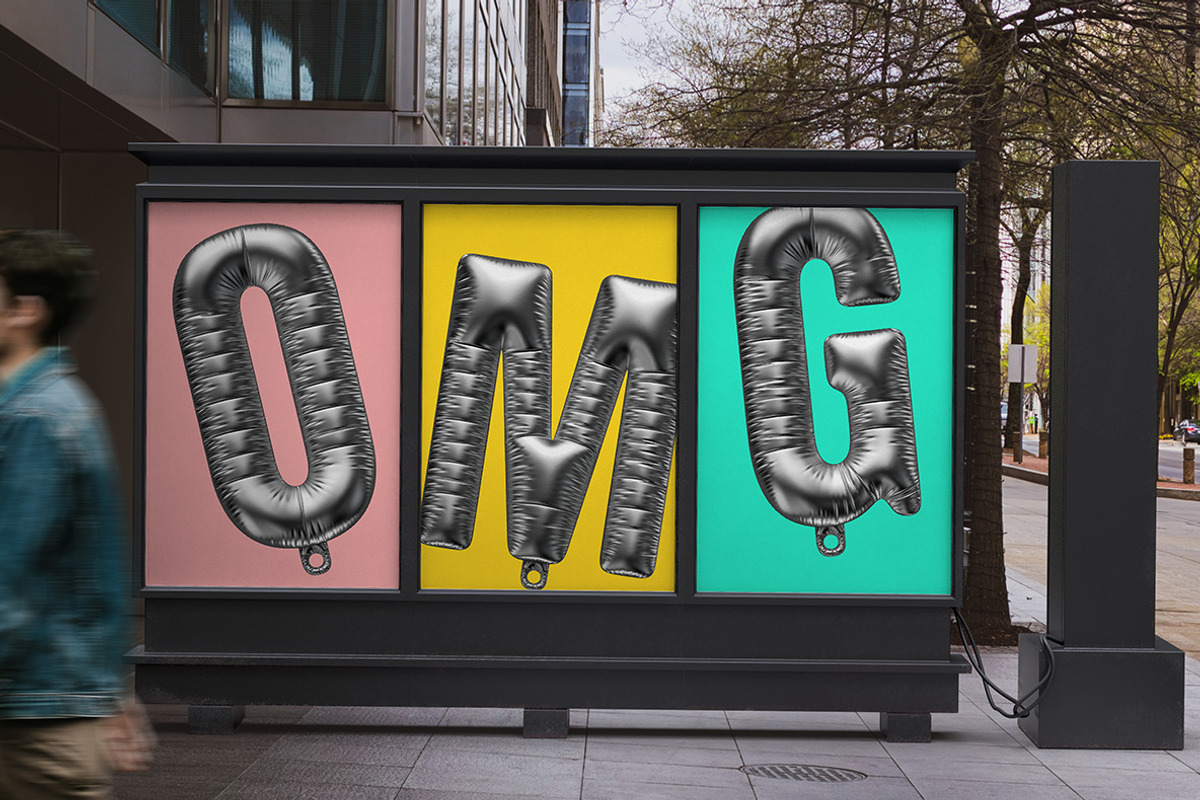 Party Balloon Font, a Font by Handmadefont (Photo 3 of 9)