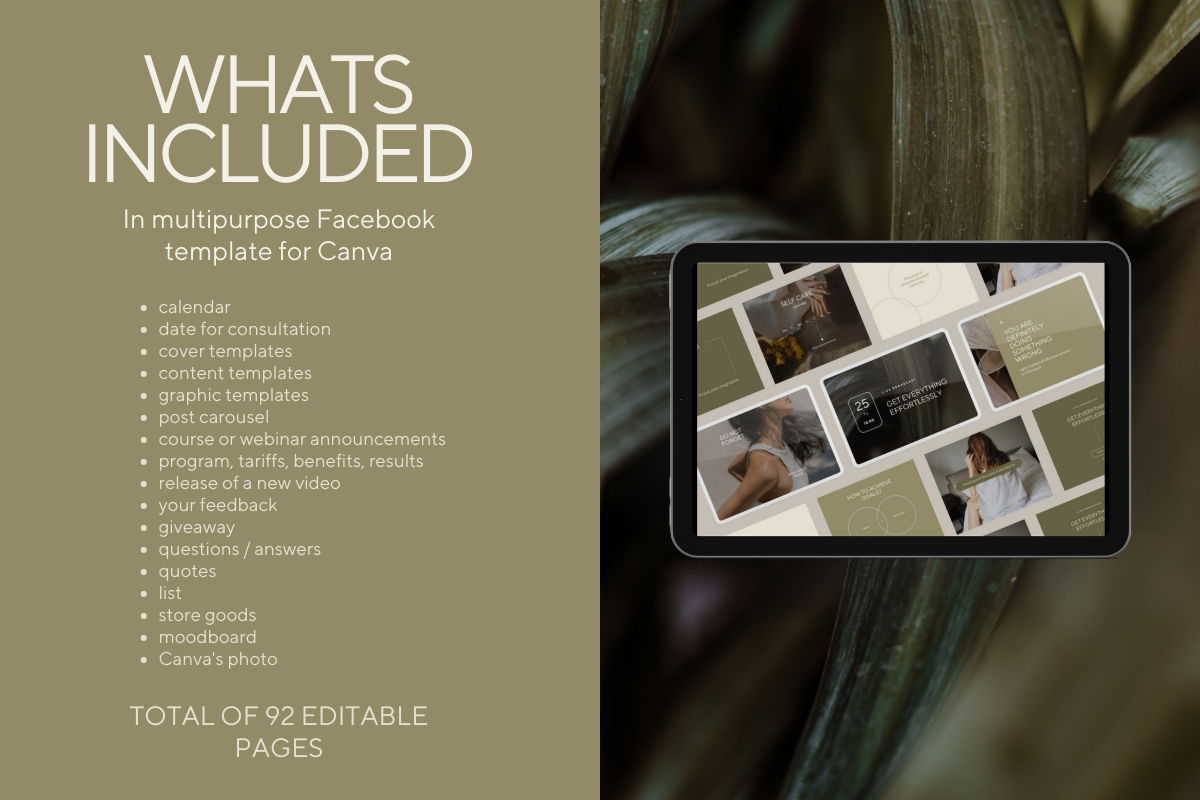 Multipurpose Facebook templates, a Social Media Template by Make It Yours Lab. (Photo 4 of 16)