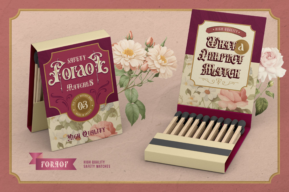 Fragrance, a Serif Font by Burntilldead (Photo 10 of 14)