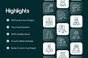 Law and Justice Icon Set, an Outline Icon by Prosymbols (Thumbnail 2 of 7)