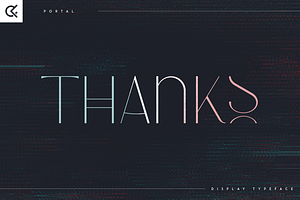 Portal - Display Typeface