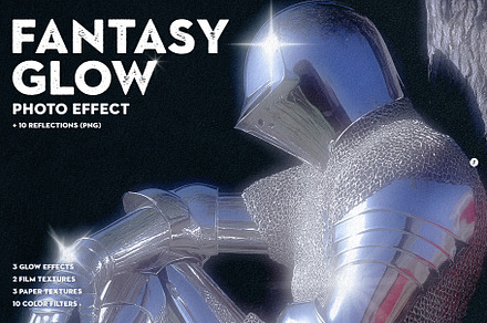 Fantasy Glow Photo Effect, a Layer Style Add-On by Freezerondigital