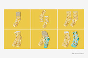 Mid Calf Crew Socks 2 Mock-up, a Packaging Mockup by Branda Keeps (Thumbnail 5 of 17)