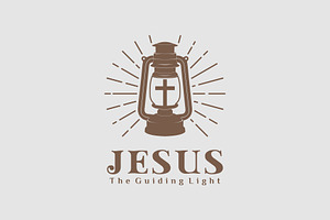 Christ Cross Lantern Logo, a Branding & Logo Template by Atlantis X Nurman Arbai