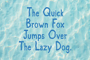 Aqua | Display font, a Sans Serif Font by LivelyAutumn11.11 (Thumbnail 4 of 5)
