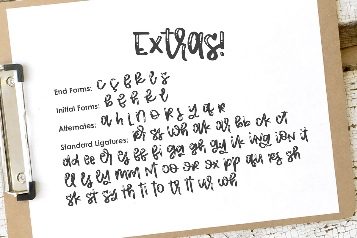 The Smudge Factory Font preview 3