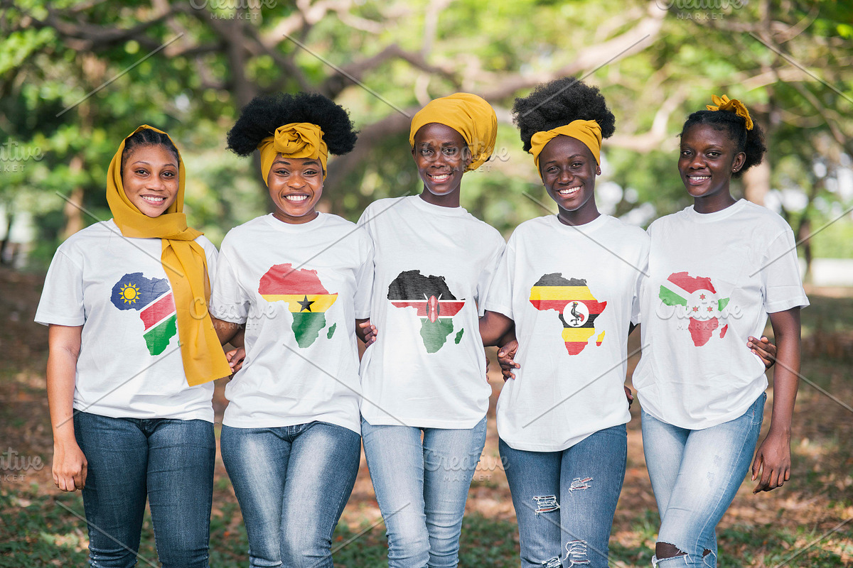 Maps with Flags of African Nations, an Object Graphic by wpslove (Photo 1 of 7)