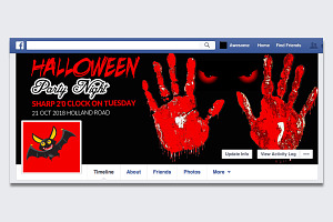 Halloween Facebook Cover Timeline