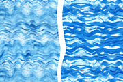 Vector Blue.Watercolor patterns, a Pattern Graphic by Tatianakost49 (Thumbnail 4 of 4)