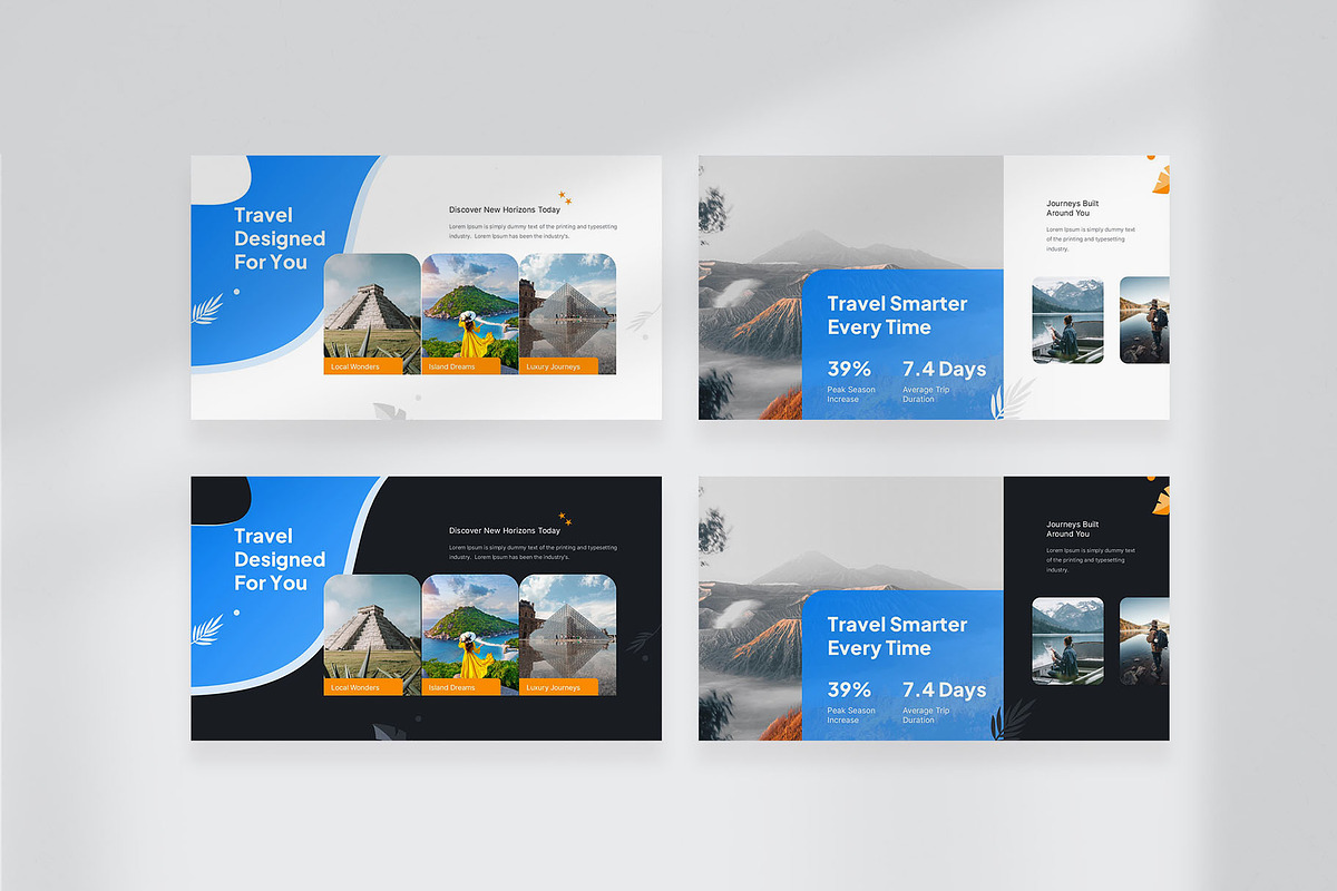 Travel Agent Google Slides, a Presentation Template by New Coral Design (Photo 4 of 6)