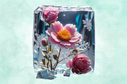 Beautiful Flowers And A Blob Clipart, a Seasonal Illustration by Craft Nest (Thumbnail 5 of 5)