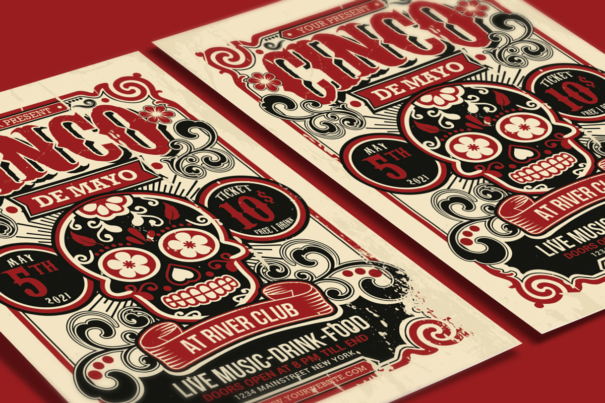 Cinco De Mayo Flyer, a Flyer Template by Muhamad Iqbal hidayat (Photo 3 of 4)