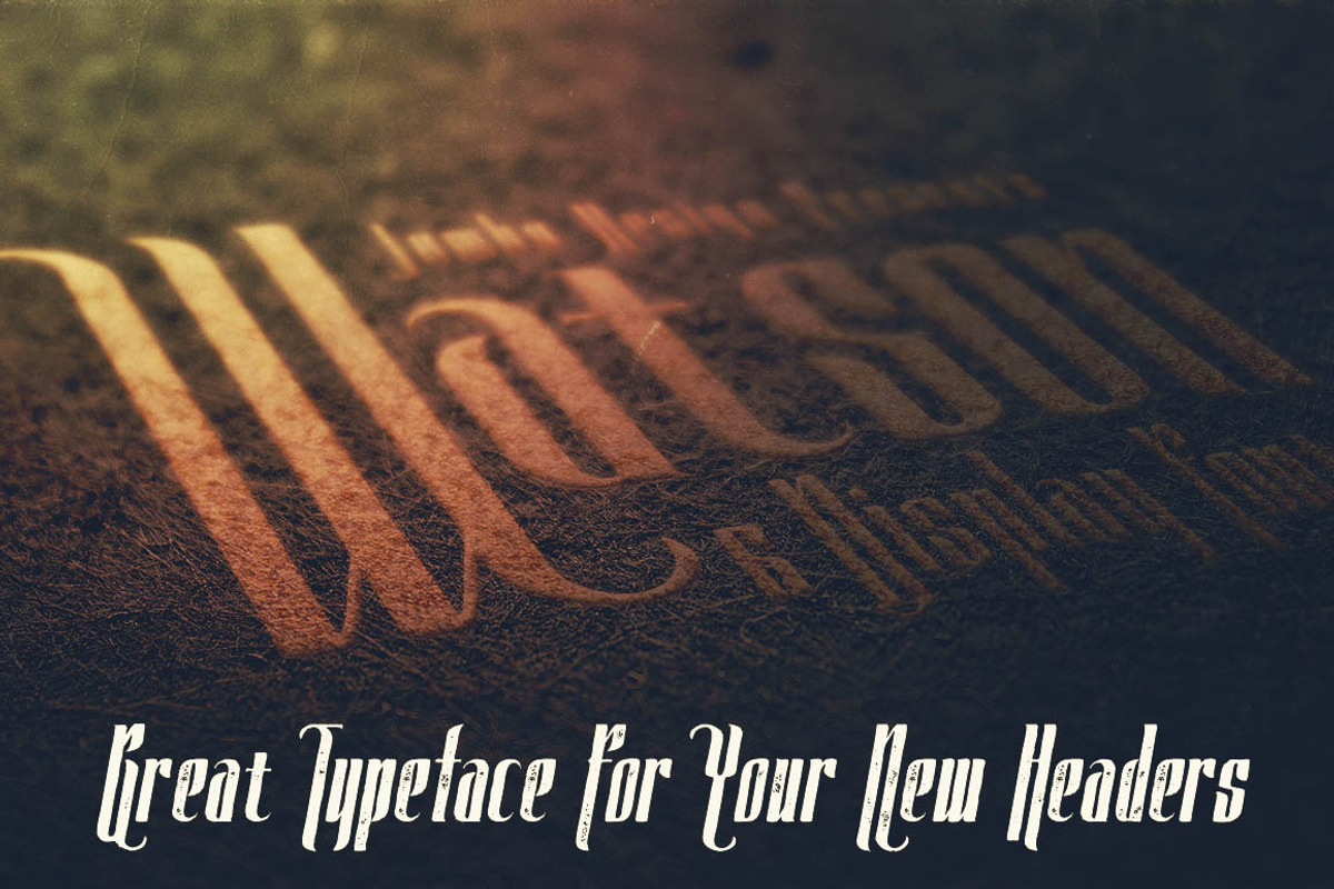 Watson - Vintage Display Font preview 4