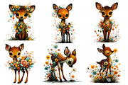 Easter baby deer Clipart, an Illustration by Designworld (Thumbnail 5 of 5)