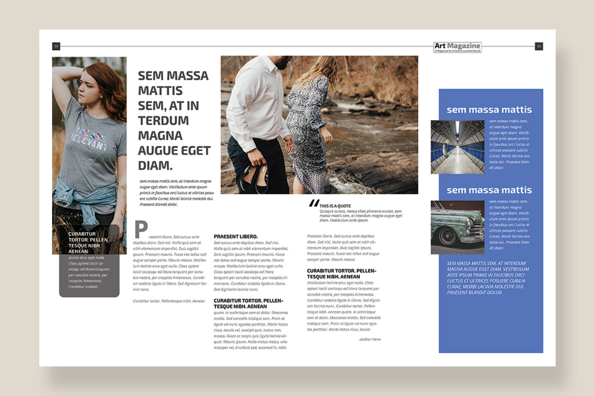 Magazine Template 01, a Magazine Template by pmvch (Photo 11 of 12)