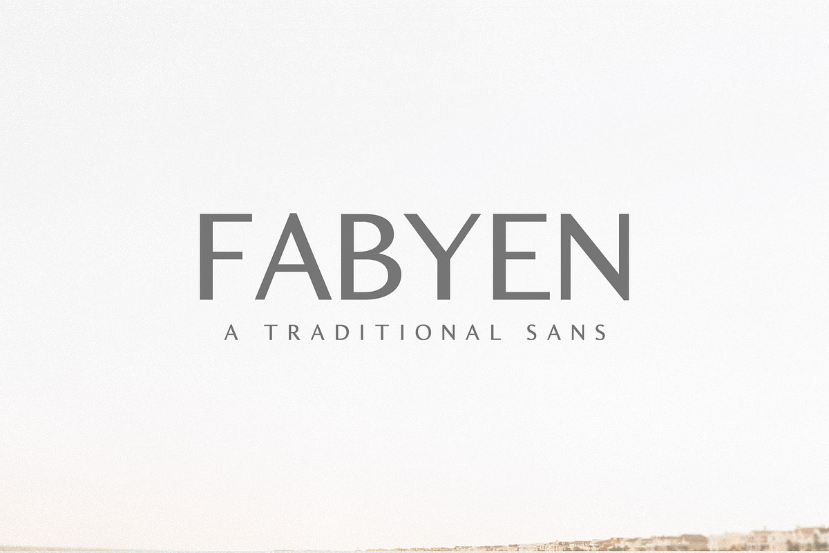 Fabyen A Traditional Sans Font Pack