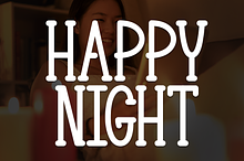 Happy Night | Script Font