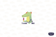 Summer Vibes, Cute Animals Graphics, an Animal Illustration by sceptical cactus (Thumbnail 13 of 13)
