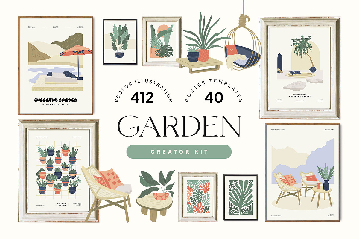 Garden | Creator Kit, an Object Graphic by KetteCreate (Photo 1 of 20)
