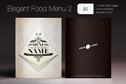 Elegant Food Menu 2, a Brochure Template by Luuqas Design (Thumbnail 2 of 5)