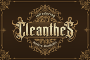 Cleanthes, a Blackletter Font by dansdesign (Thumbnail 1 of 9)