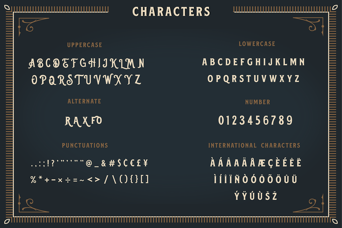 Blackford - Vintage Classic Font preview 4