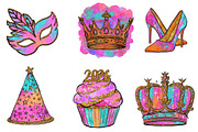 New Year Clipart, an Illustration by CreationArt (Thumbnail 5 of 5)