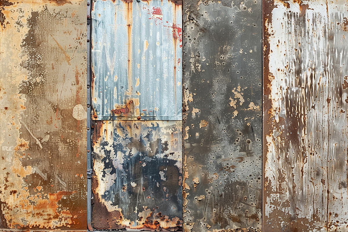 Distressed Metal Digital Papers, a Background Graphic by BonaDesigns (Photo 5 of 5)