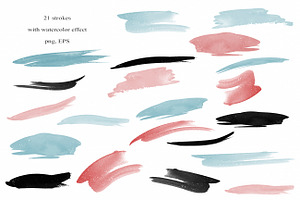 Watercolor Vector Brushes