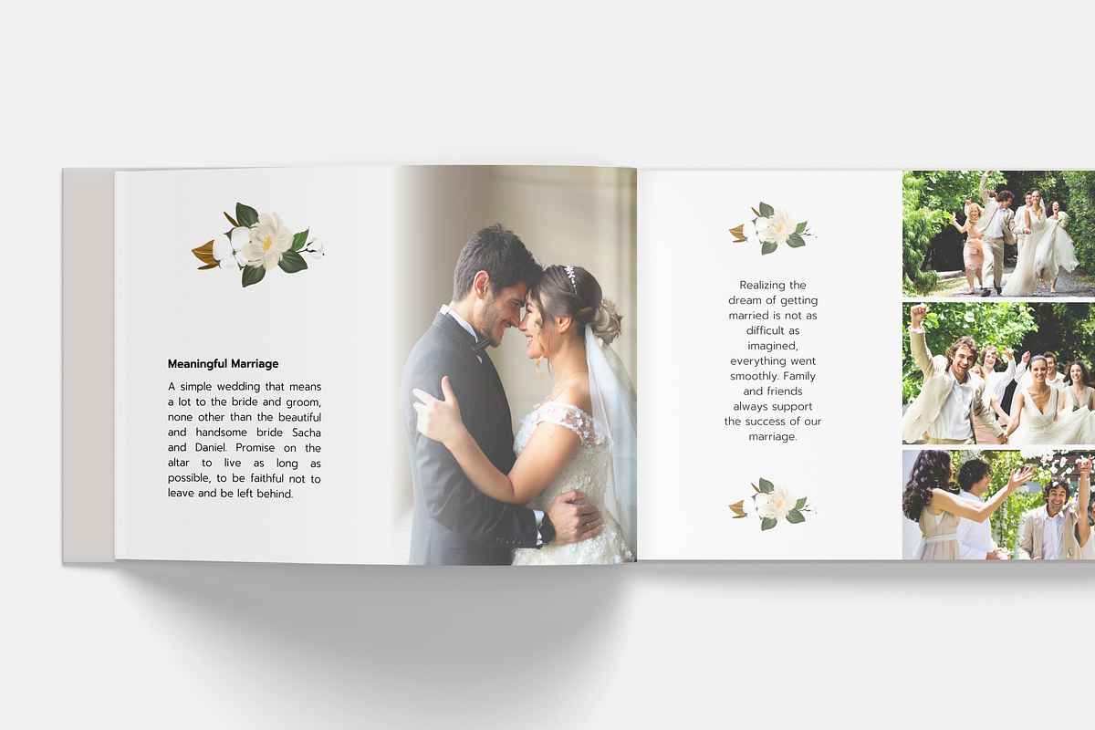Canva Photobook Wedding Template, a Magazine Template by Designbudy (Photo 4 of 6)