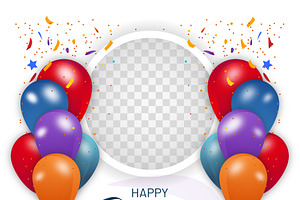 Happy birthday text style, a Graphic by Sashamim22