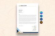Letterhead, a Stationery Template by DesignDevisers (Thumbnail 1 of 10)