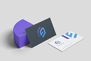 Negative Space G Lettering Logo, a Branding & Logo Template by gdrony (Thumbnail 2 of 5)