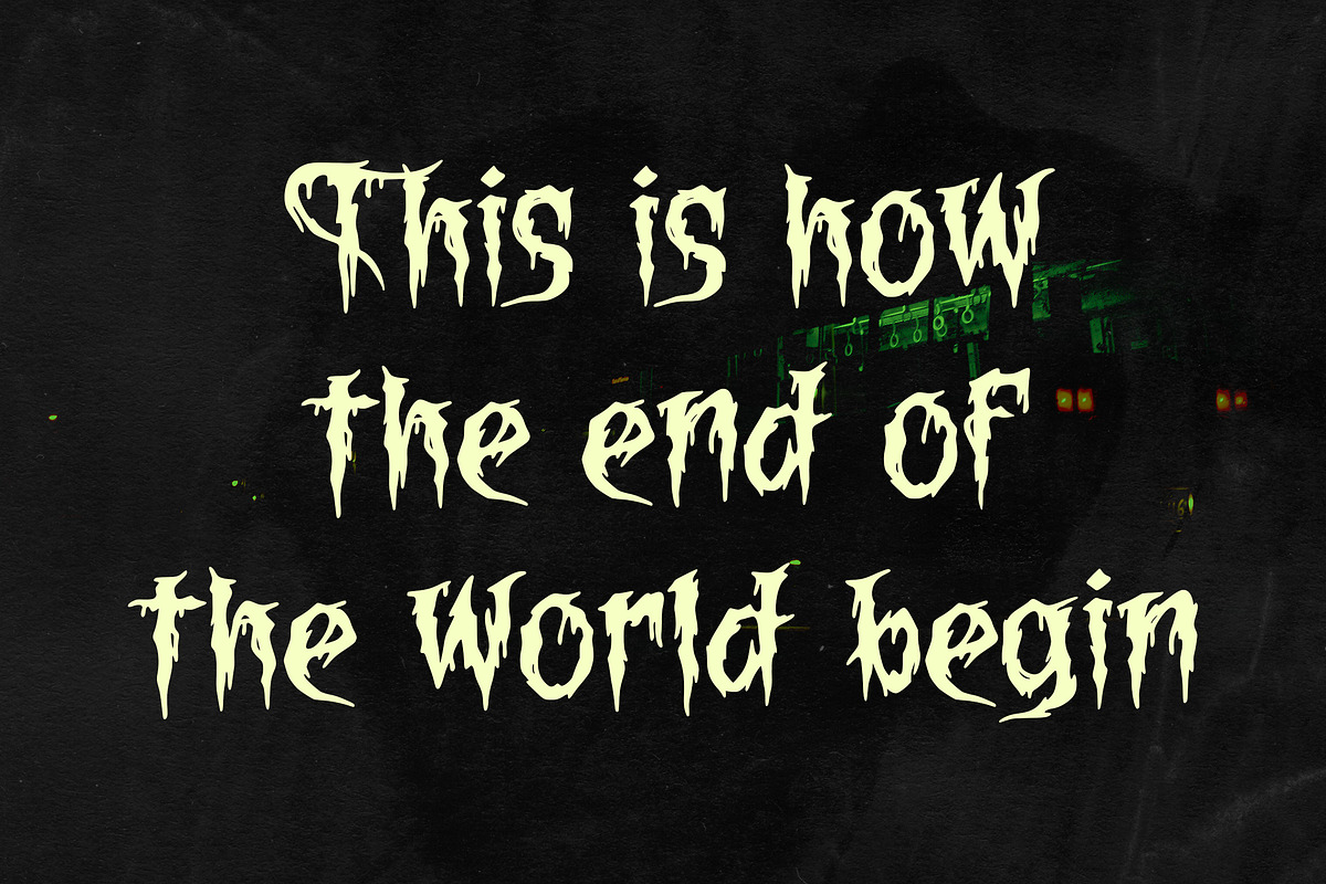 Bloody Corpse, a Blackletter Font by HATFSTUDIO (Photo 4 of 8)