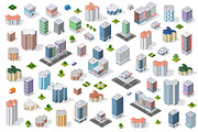 Set of isometric city houses, an Object Graphic by AlexZeL (Thumbnail 1 of 5)