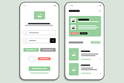 Mobile App Wireframe UI Kit Template, a Wireframe Template by MightyDesign (Thumbnail 4 of 8)