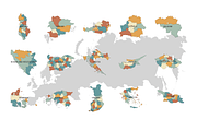 Europe Countries Vector Map, an Object Graphic by Nazim's Shop (Thumbnail 5 of 8)