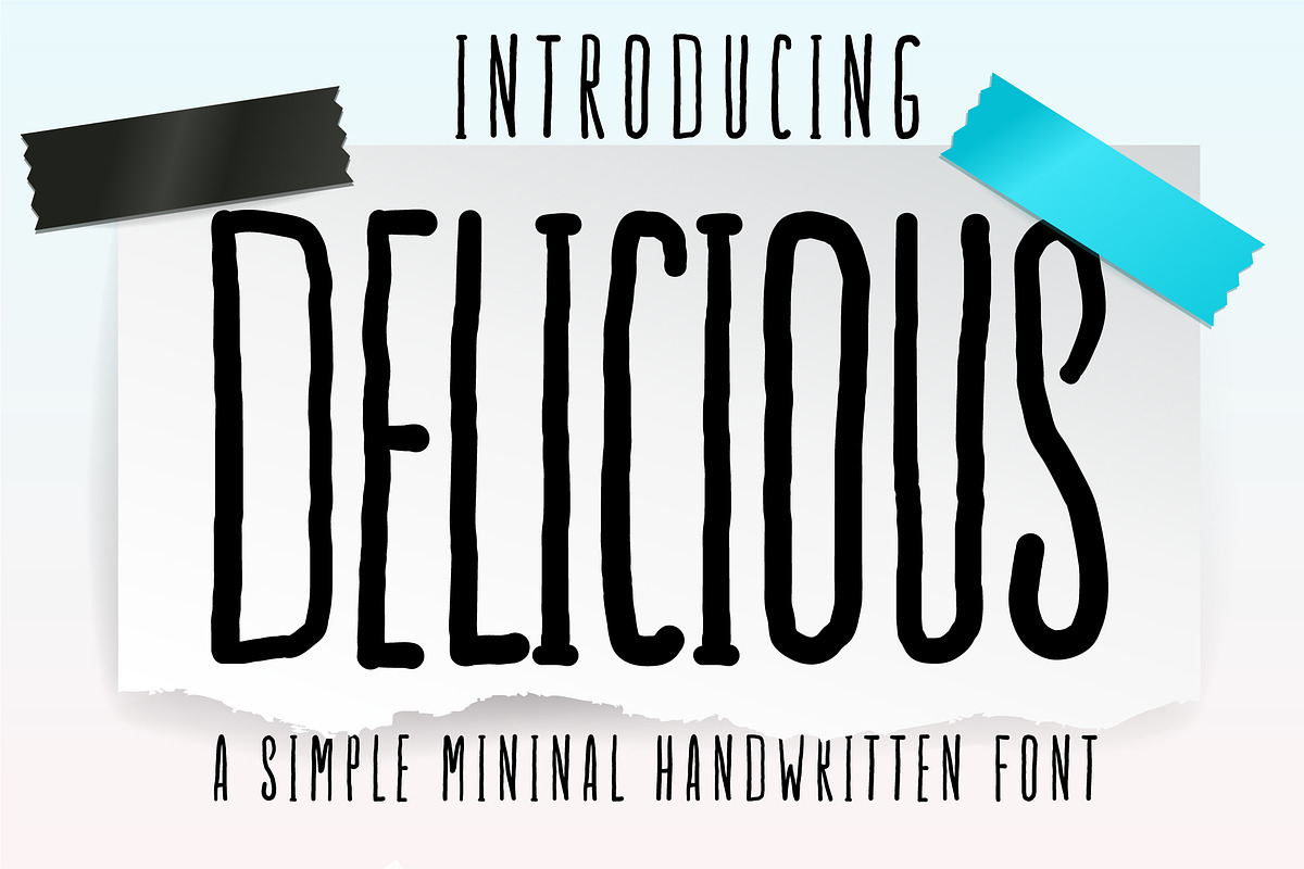 Deliciouse Font, a Script Font by Nobu Collections (Photo 1 of 8)