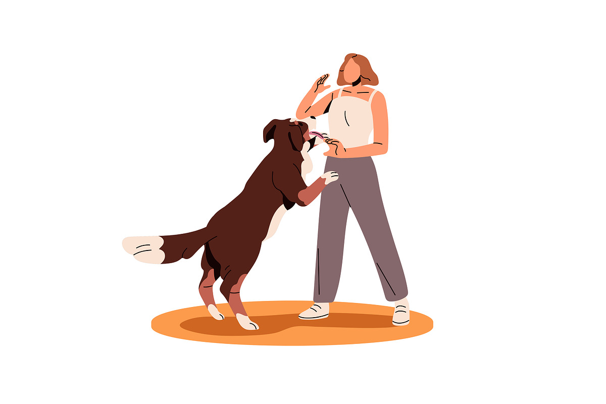 Dog behavior problems set, an Animal Illustration by PaperTrident (Photo 6 of 15)