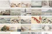 Minimalist Vintage Prints & Posters, a Background Graphic by Laras Wonderland (Thumbnail 10 of 12)
