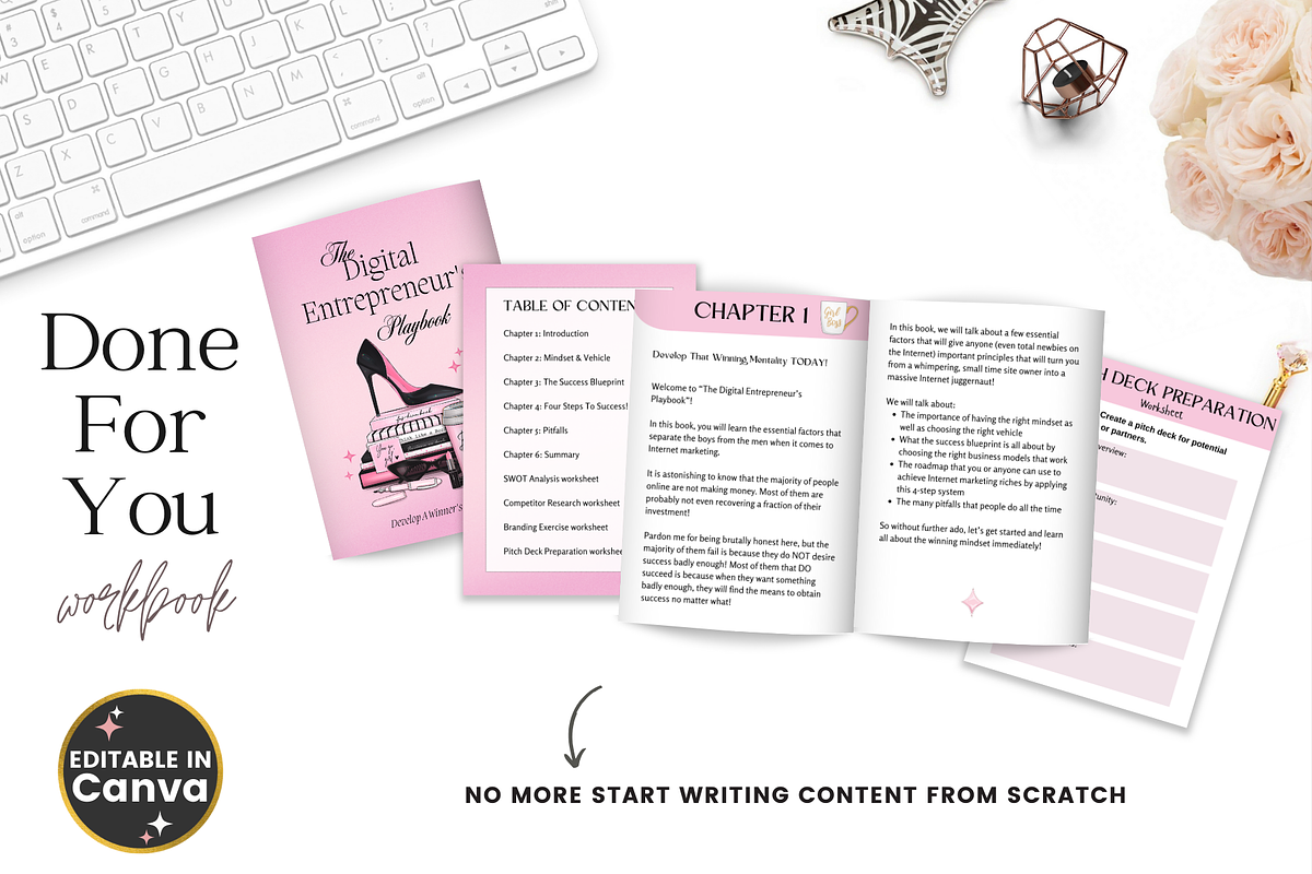 The Digital Entrepreneur's Playbook, a Templates & Theme by bellaROSEworkshop (Photo 7 of 10)