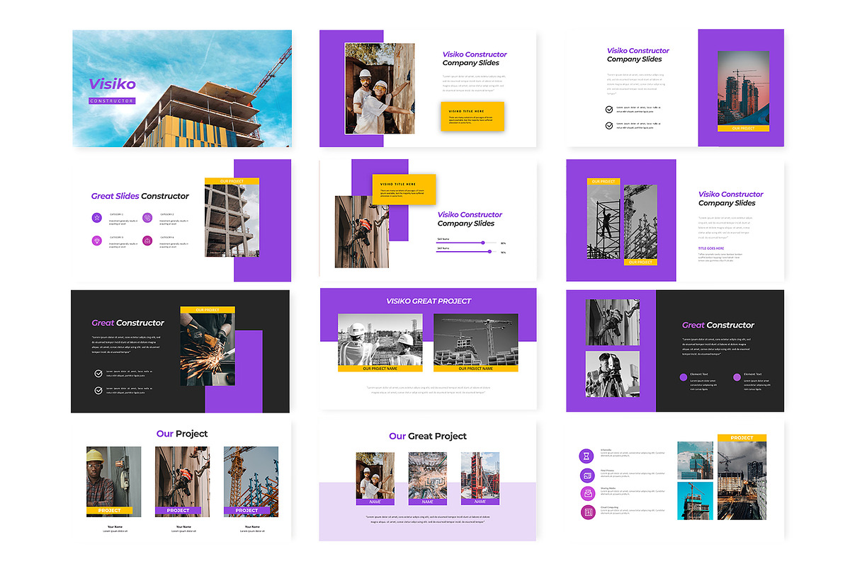 Visiko - Powerpoint Template, a Templates & Theme by AQR Studio (Photo 2 of 4)