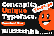 Concapita - Fat Display, a Sans Serif Font by LoneArmy (Thumbnail 12 of 15)