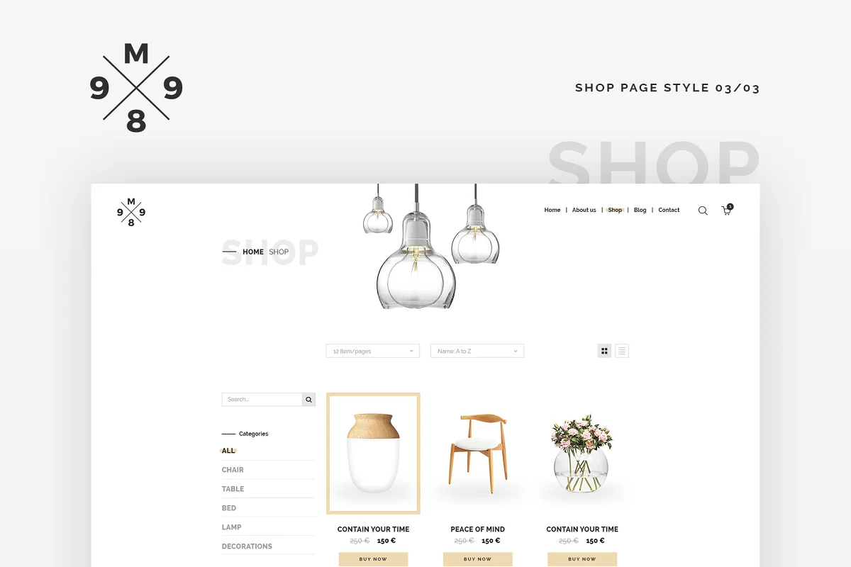 M989 Website Template Design UI Kit, an App Template by Capi Product (Photo 6 of 18)