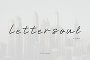 Lettersoul – Handcrafted Style, a Handwritten Font by adenpinkstore (Thumbnail 1 of 4)