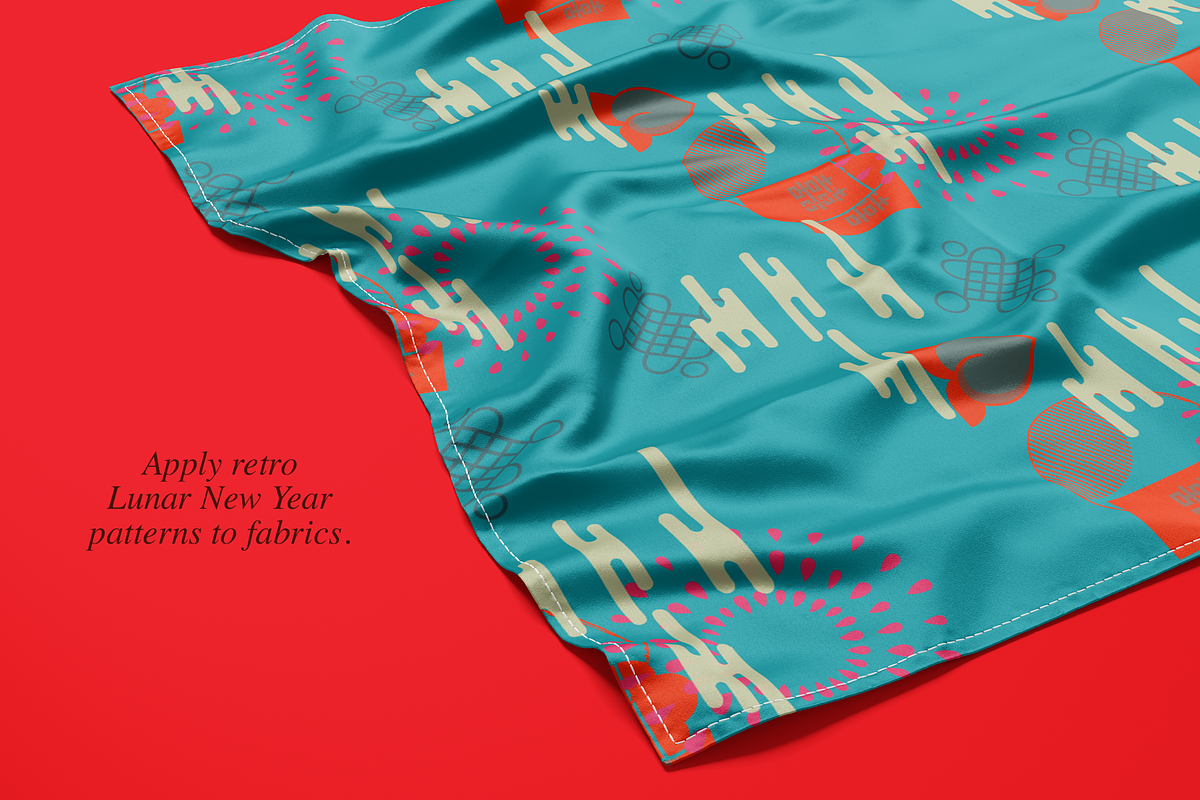 3 Repeating Lunar New Year Patterns, a Pattern Graphic by CC CREATIVE CO (Photo 8 of 10)