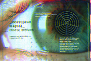 Corrupted Signal Photo Effect, a Layer Style Add-On by Design Squad (Thumbnail 1 of 3)