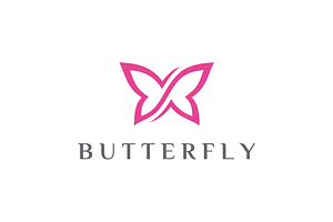 Infinity Butterfly Logo