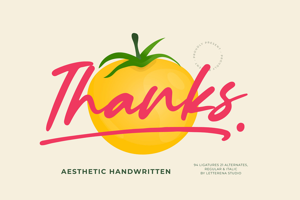 Muslyne Lettavella Handwritten Font, a Script Font by Letterena Studios Script (Photo 20 of 20)
