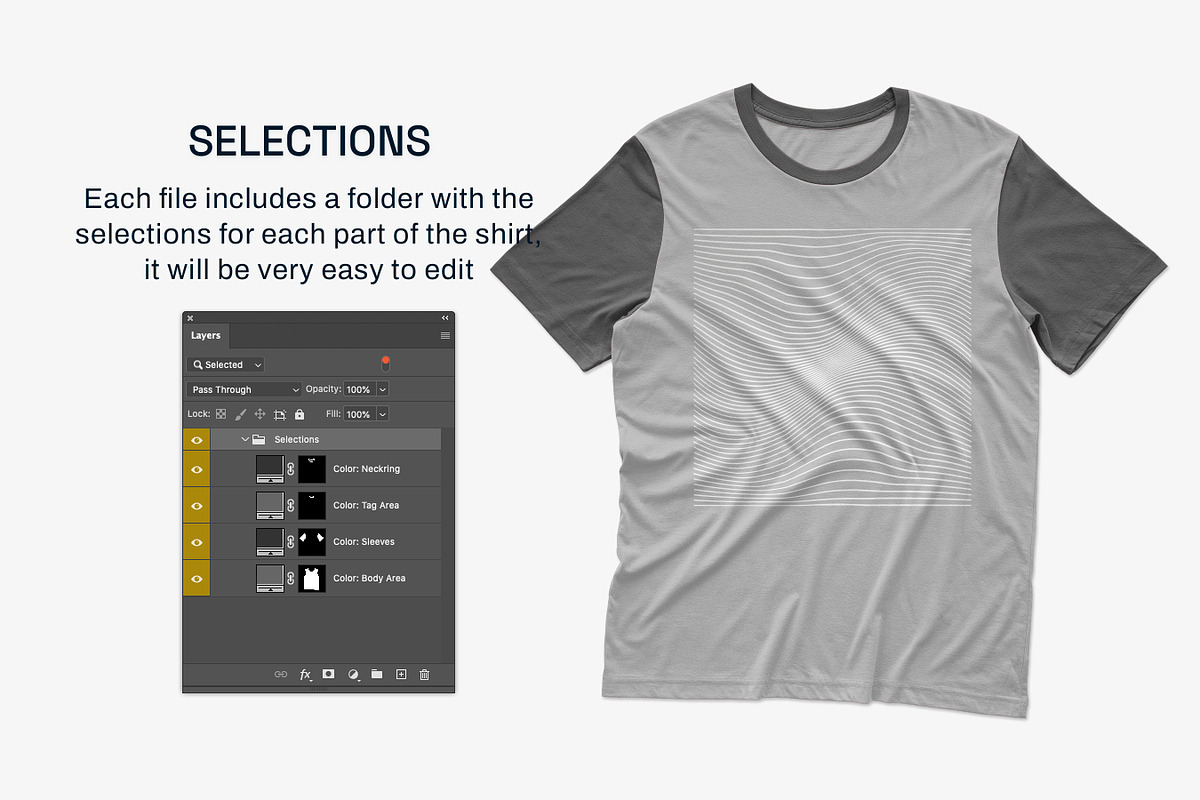 Bella 3650 Short Sleeve Tee Mockups, a Shirt Mockup by GraphicHero (Photo 6 of 9)